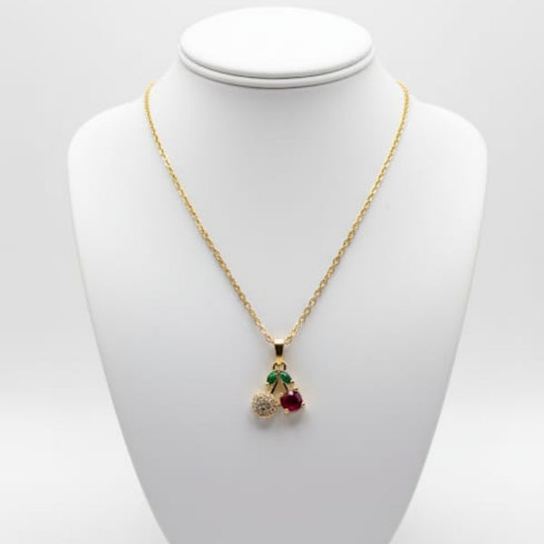 Cherry Pendant Necklace