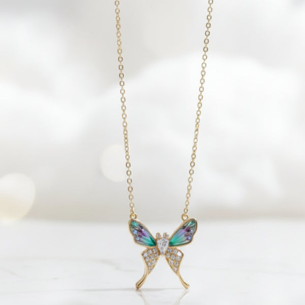 Butterfly Pendant Necklace