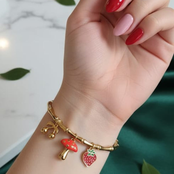 Bamboo Style Bracelet