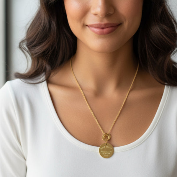 Coin Pendant Necklace