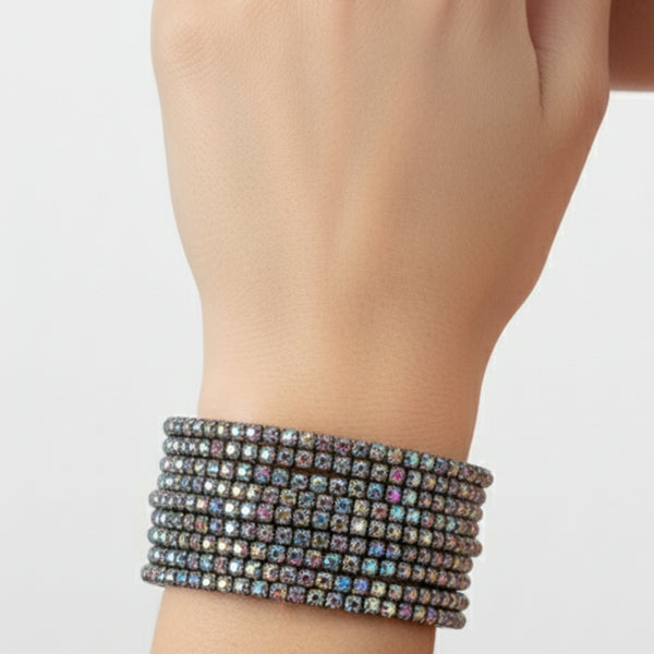 Swarovski-Style Crystal Bangles