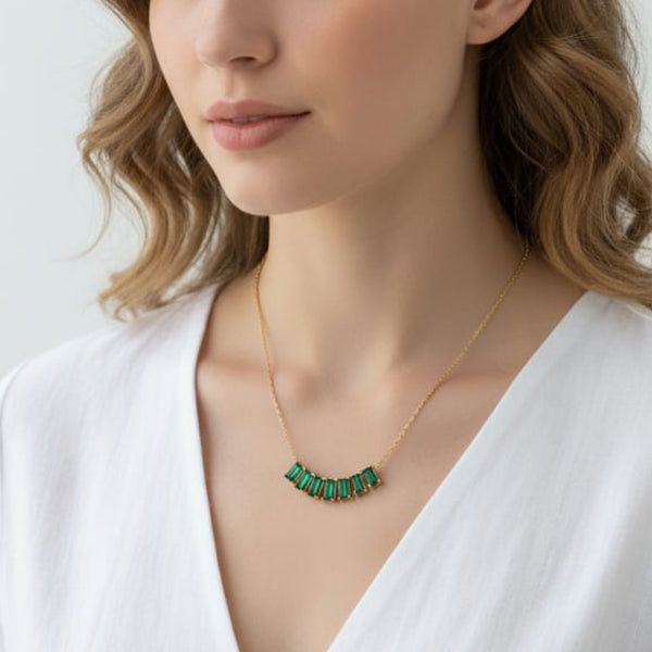 Green Stone Necklace